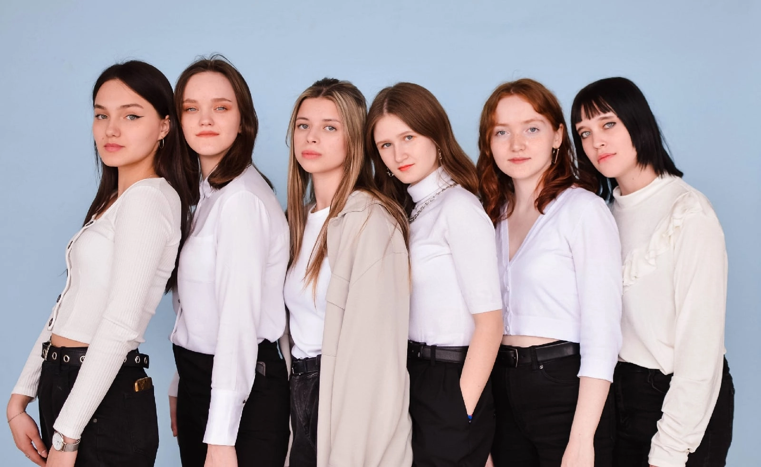 девушка, групповая фотосессия, людей, школ, 11 класс выпускной