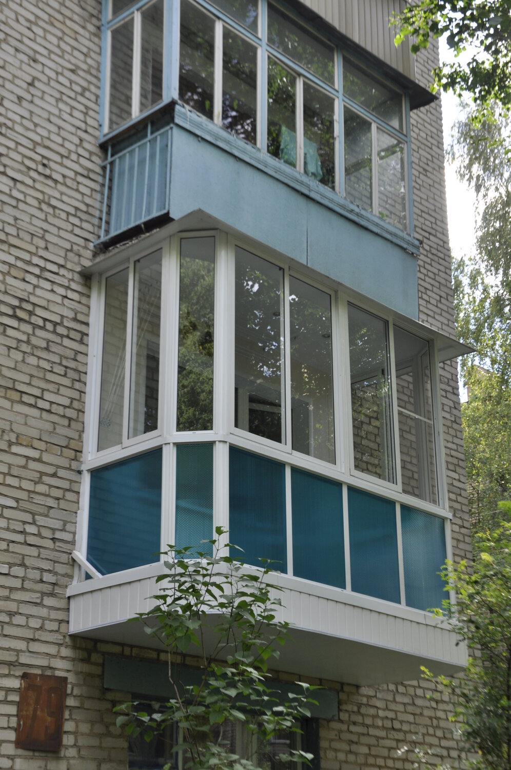 Восстановление балкона в кирпичном доме узловая