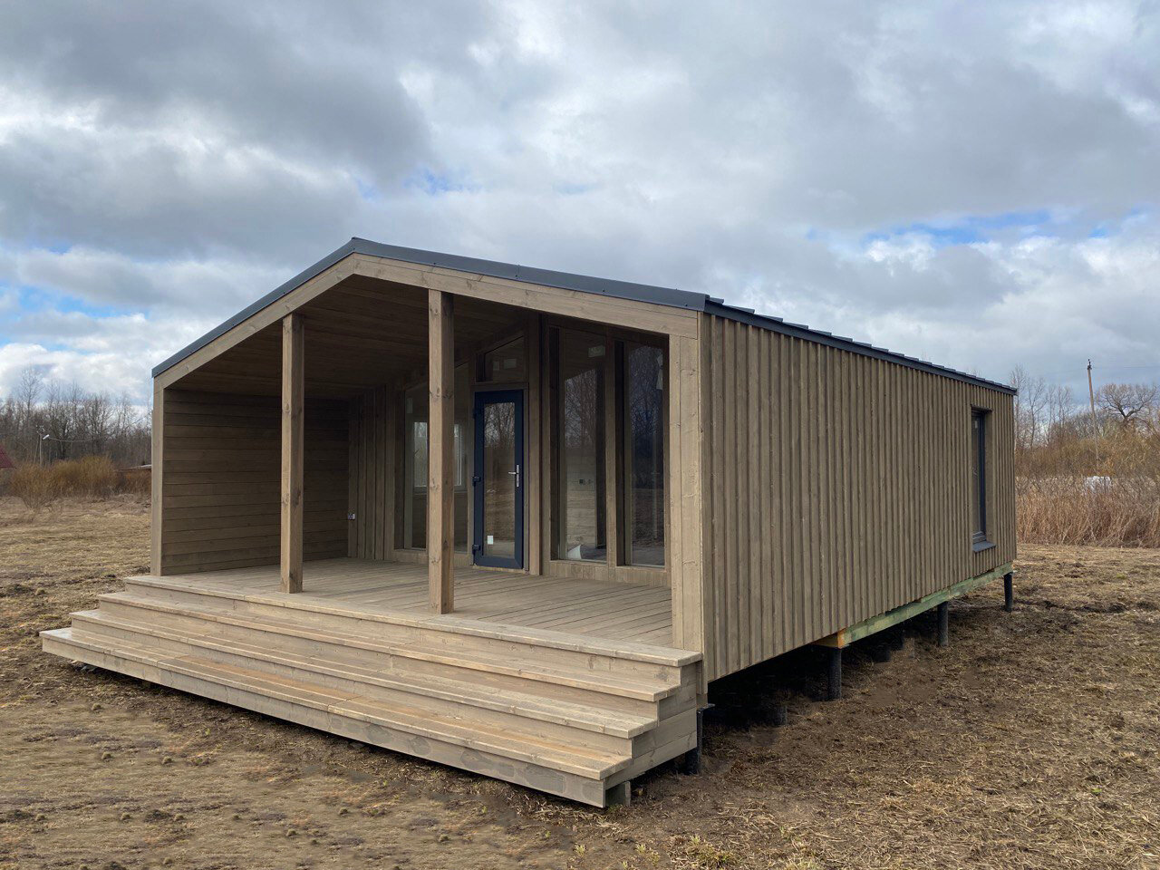 модульный дом, недорогой дом барнхаус, дубль дом, модульные дома, каркасный дубльдом