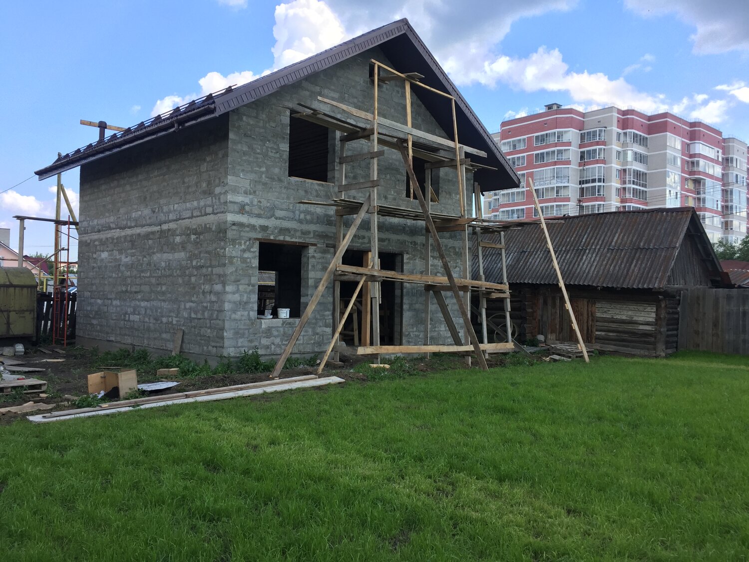 строительство загородного дома, дом из арболита, строительство домов, строительство частного дома, строительство домов из газобетона