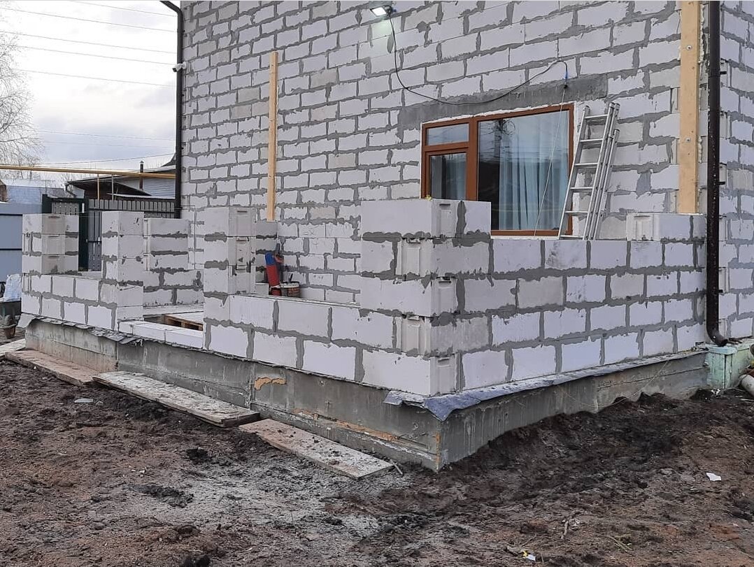 строительство домов из газобетона, пристройка из пеноблоков, дом из газобетона, пеноблок, дом из пеноблоков