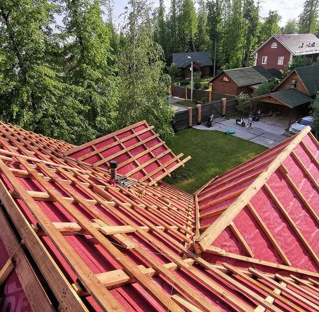 кровля, монтаж кровли, ендова крыши, кровля крыши, устройство кровли