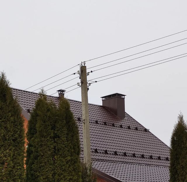 дом, загородный дом, металлочерепица, черепица, крыша