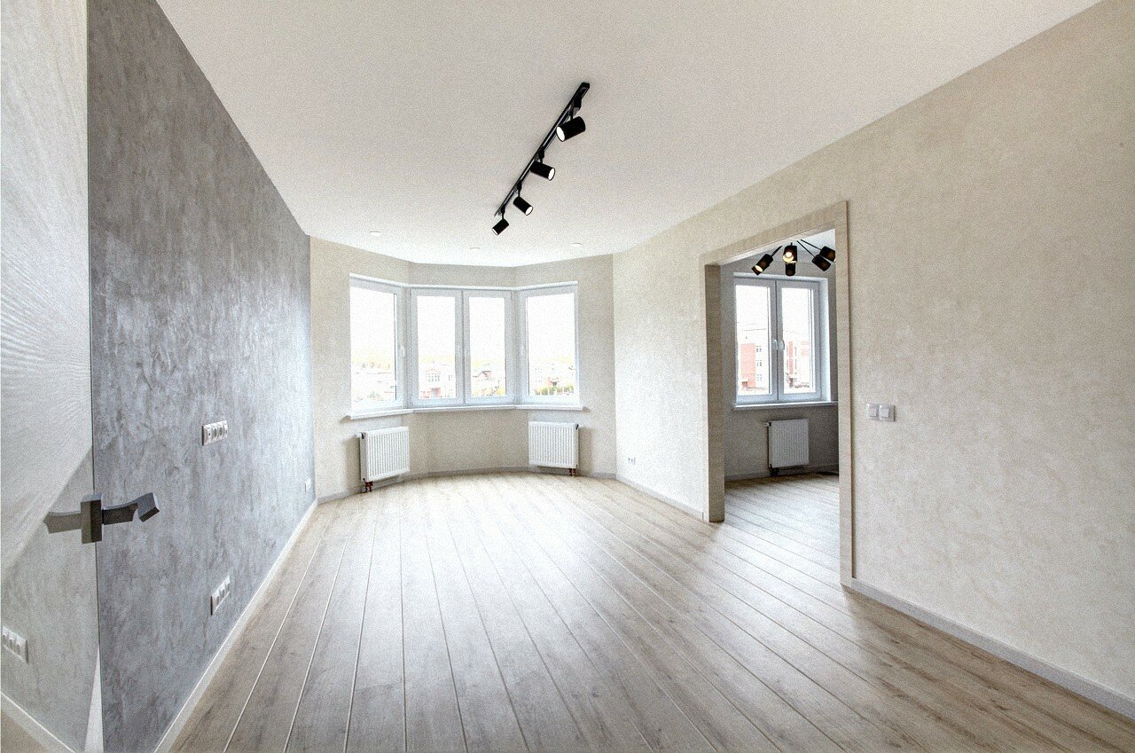 квартиры, квартира с отделкой, интерьер, чистовая отделка, отделка стен в новостройке