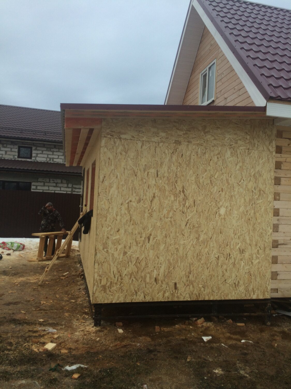 дачный домик, каркасный дом