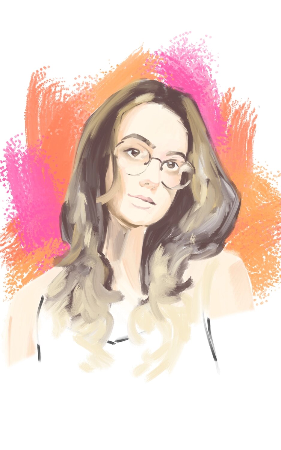 девушка, женщина, человек, девушка акварель, alicia malesani иллюстратор