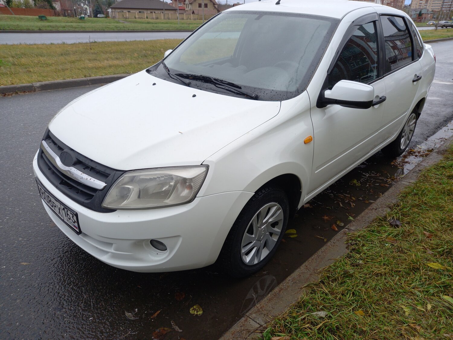 белая лада гранта, lada granta, гранта, белая лада гранта 622, ВАЗ (Lada) Granta