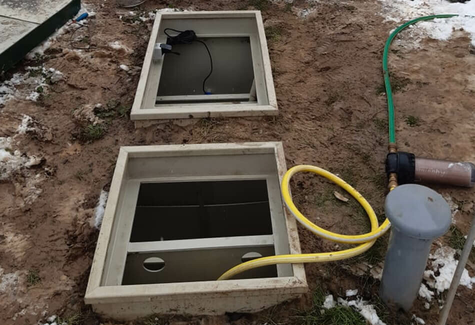 установка септика, установка септика топас, септик тверь-0,75 пн, глубина септика, монтаж септика