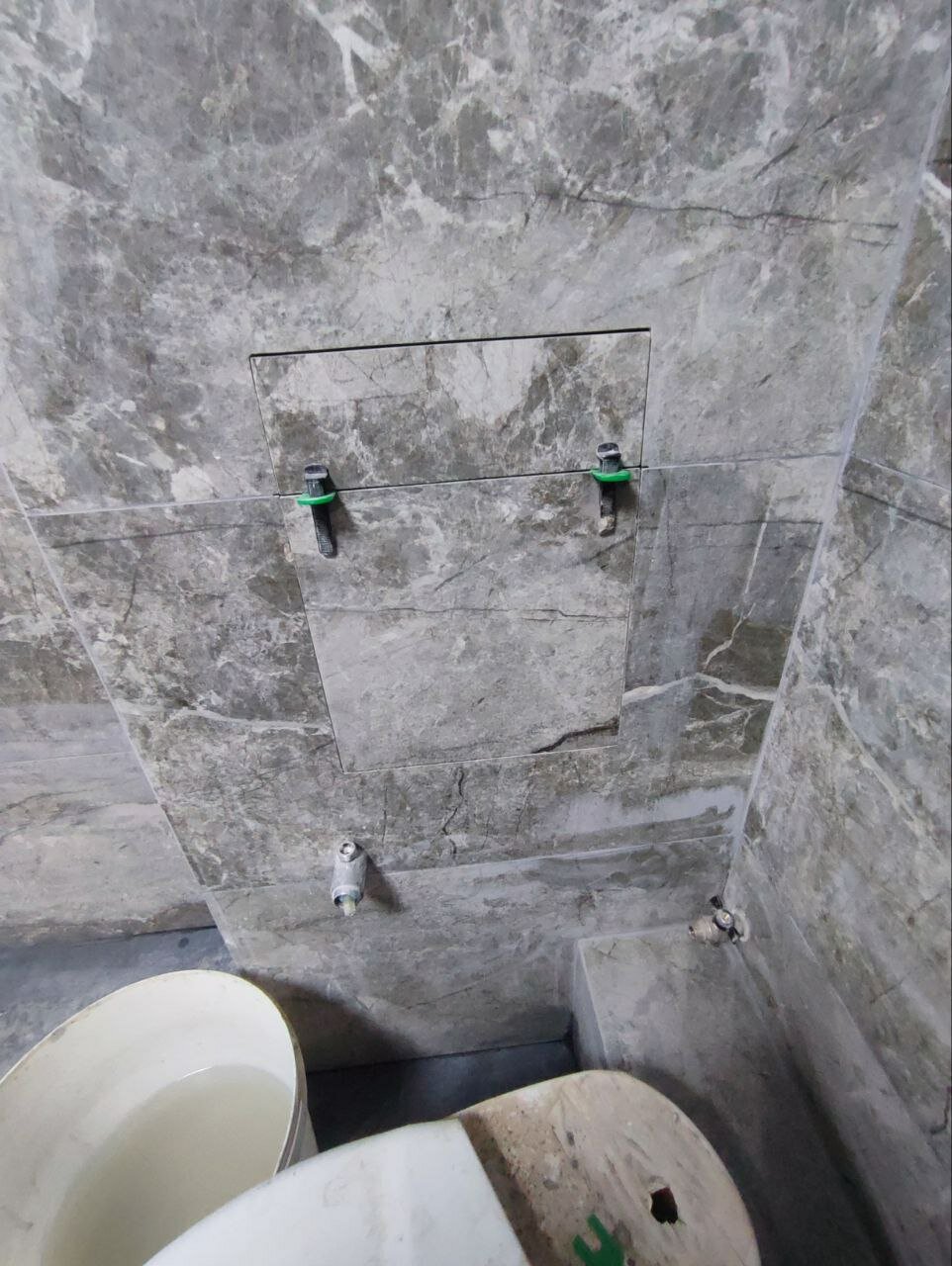 ванная комната, интерьер туалета, люк под плитку слава 60x70, туалет, комнаты