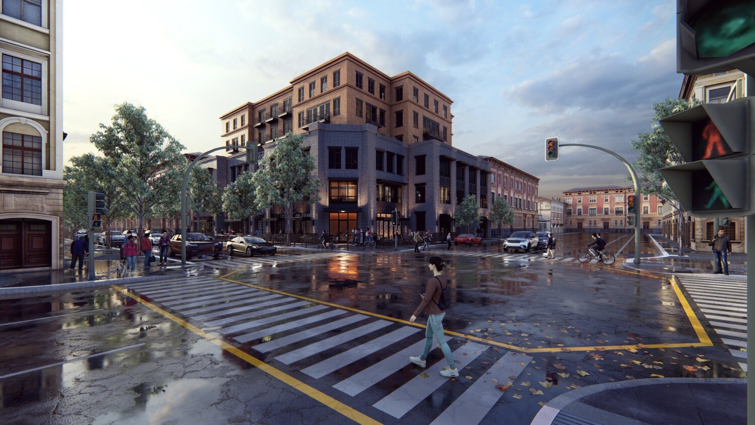 архитектура, жилой комплекс, улица, архитектура дома, street retail москва