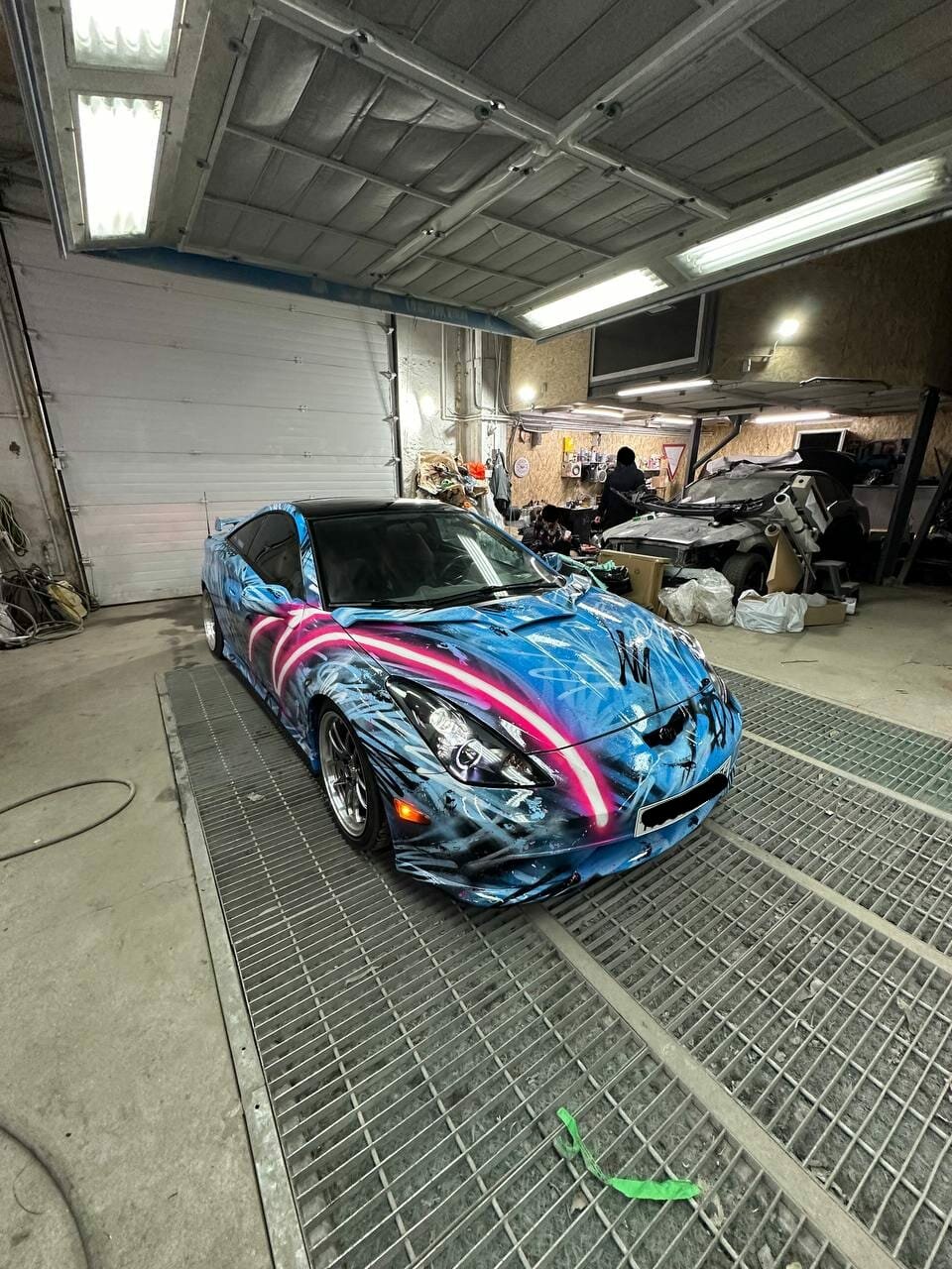 авто, 350 z drift, nissan 350 z drift, аэрография на автомобиль, автотюнинг