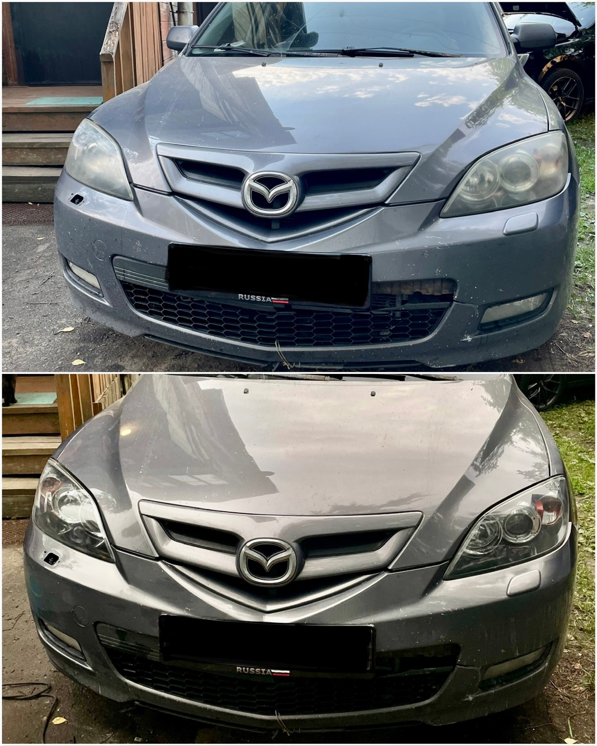 серая мазда 3, серая мазда, mazda 3 2007, mazda mazda 3 2008, Mazda 5 I (CR)