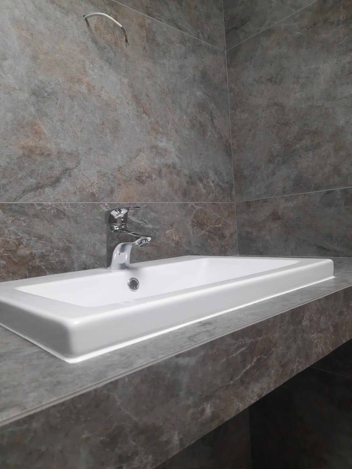 раковина столешница, раковина ceramalux n ny j851 - 80, раковина, раковина умывальник, керамическая раковина для ванной