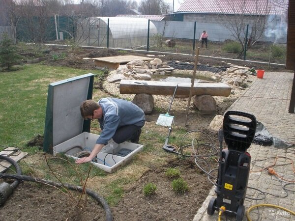 обслуживание септика, установка септика, монтаж септика, установка септика топас, ремонт септика