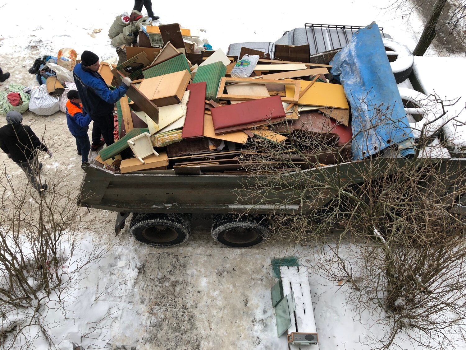 вывоз строительного мусора