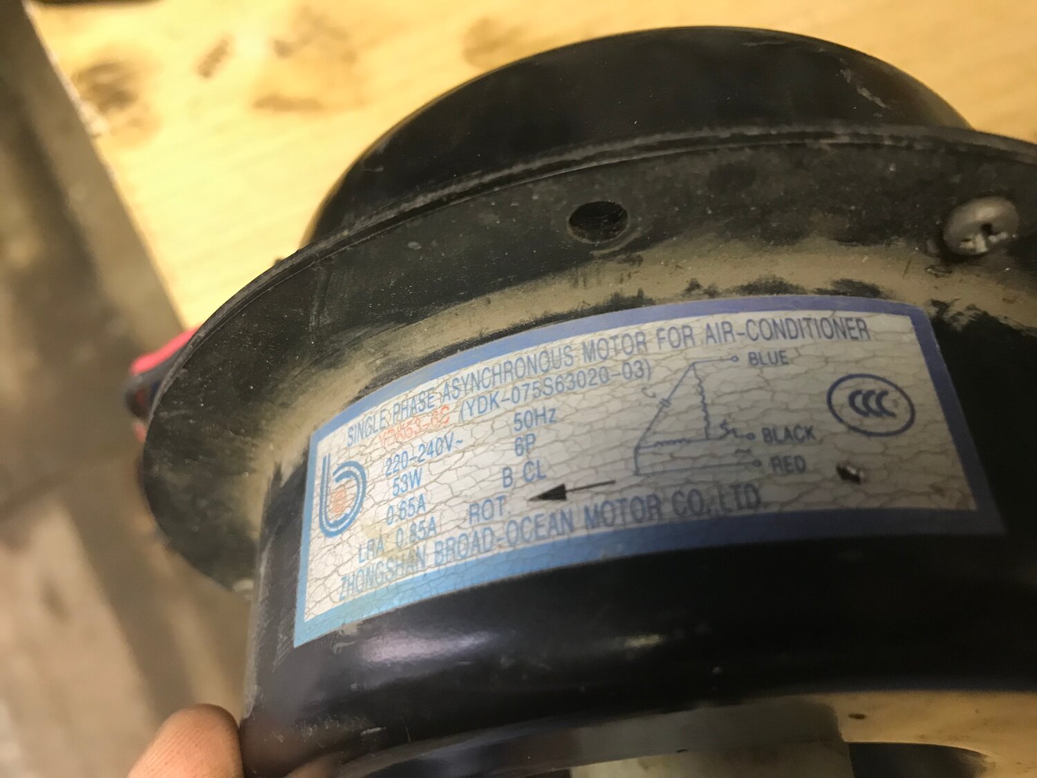 двигатель однофазный для кондиционера y5s, кондиционер, двигатель вентилятора наружного блока для кондиционера kfd-50k haier, электродвигатель вентилятора, двигатель (мотор) наружного блока кондиционера beko gal030h60920-k01 9192436904