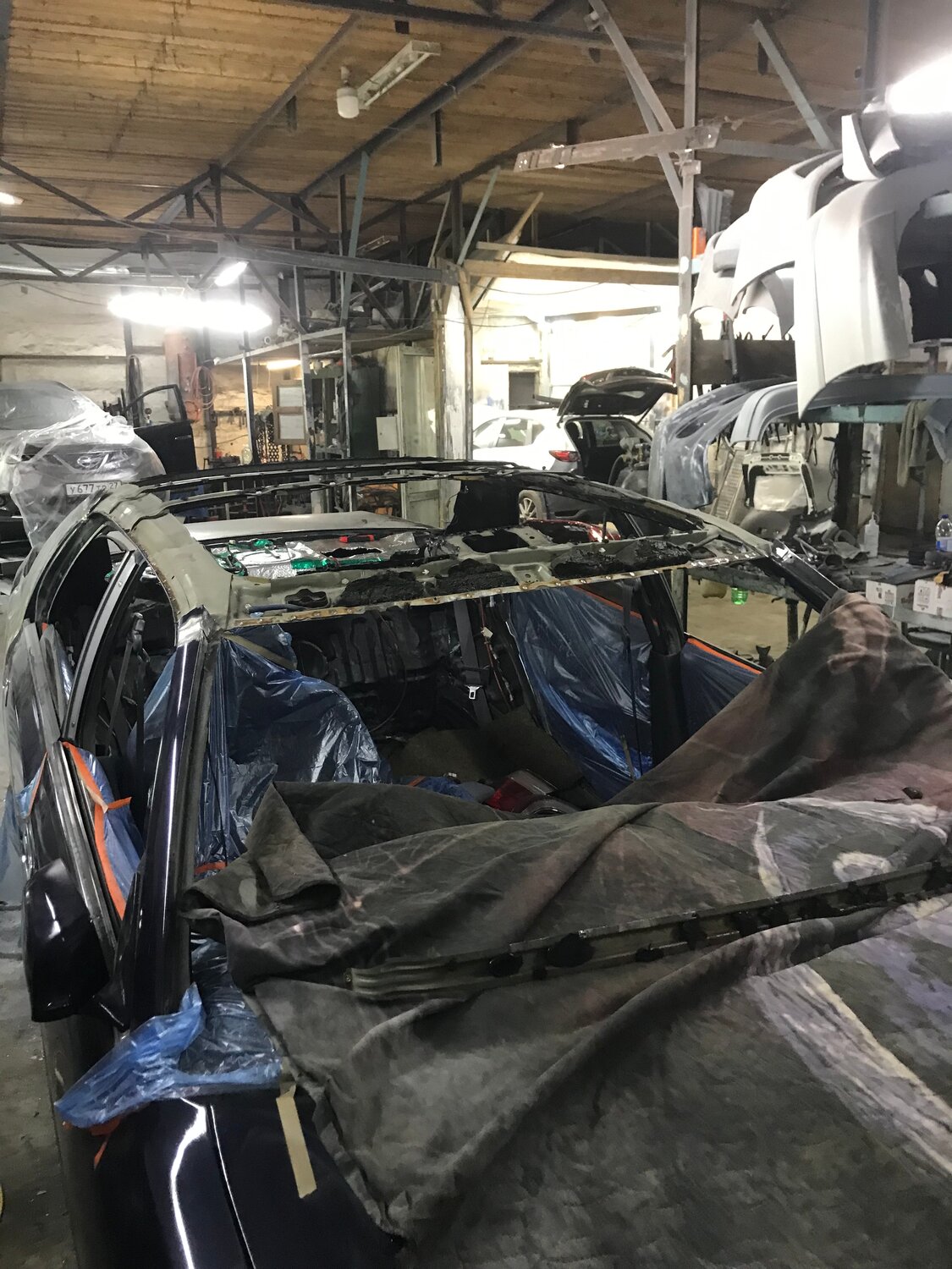 кузовной ремонт, кузов saab 9000, автомобиль, авторазбор, авто