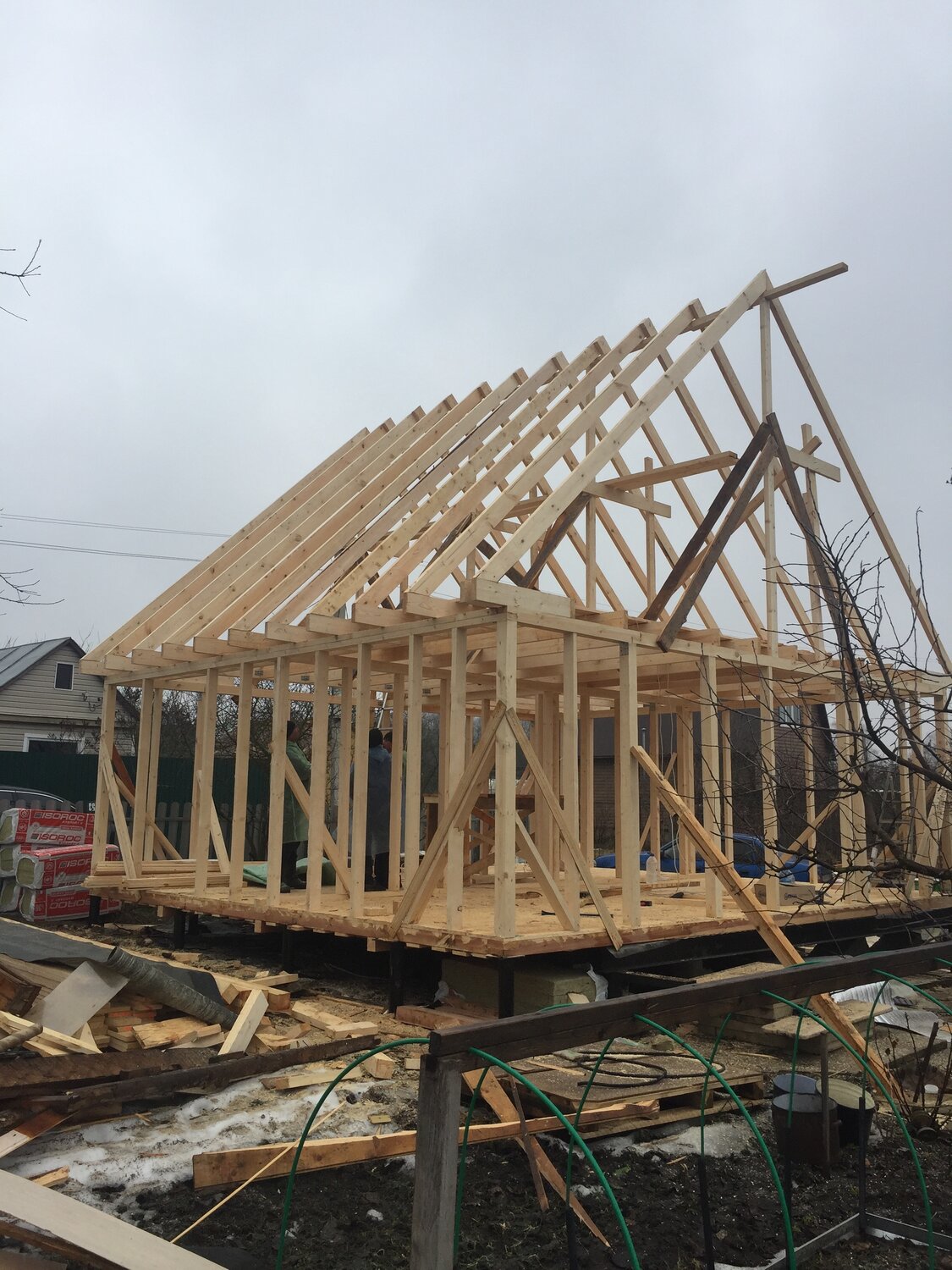 Строительство быстровозводимого дома