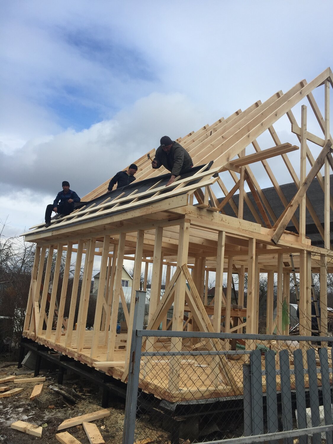 Строительство быстровозводимого дома