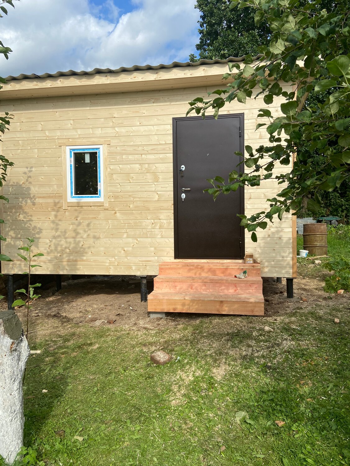 Строительство хозблока