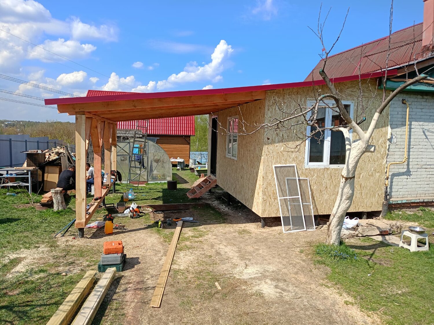 Строительство пристройки к дому
