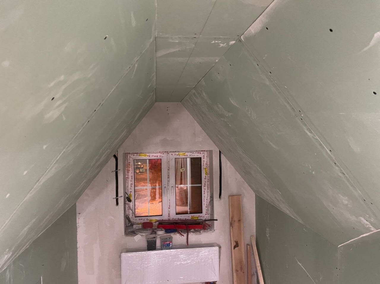 Монтаж короба из гипсокартона