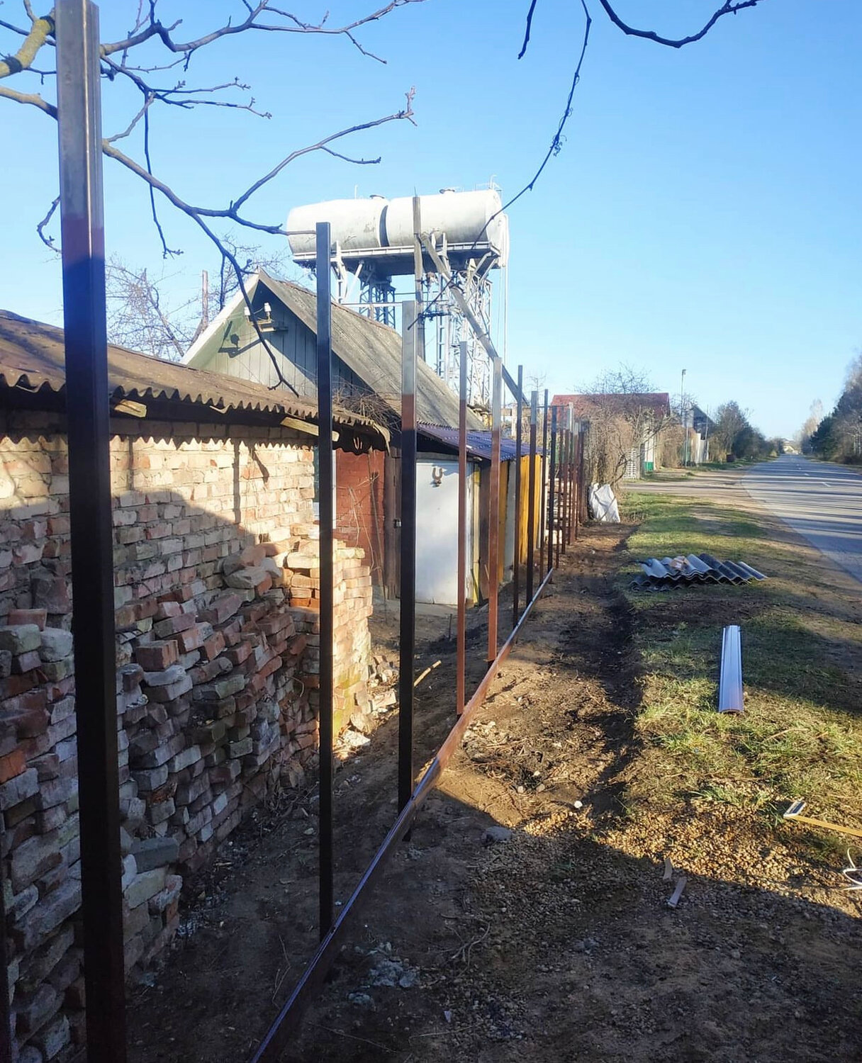 забор, забор ворота, фотографии заборов, участок, монтаж забора