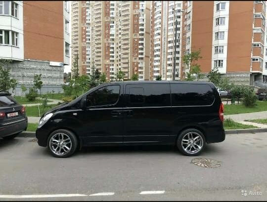 хендай гранд старекс, минивэн тойота альфард 2008, hyundai starex r17, тюнинг хендай гранд старекс, тойота альфард 2005