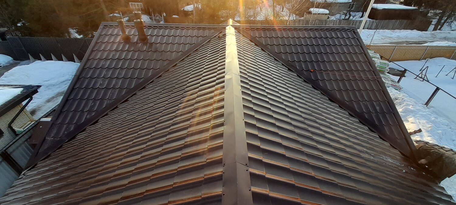 металлочерепица каскад, металлочерепица каскад элит 7024, ,5) металлочерепица «каскад элит» (0,45), крыша металлочерепица, металлочерепица кровля