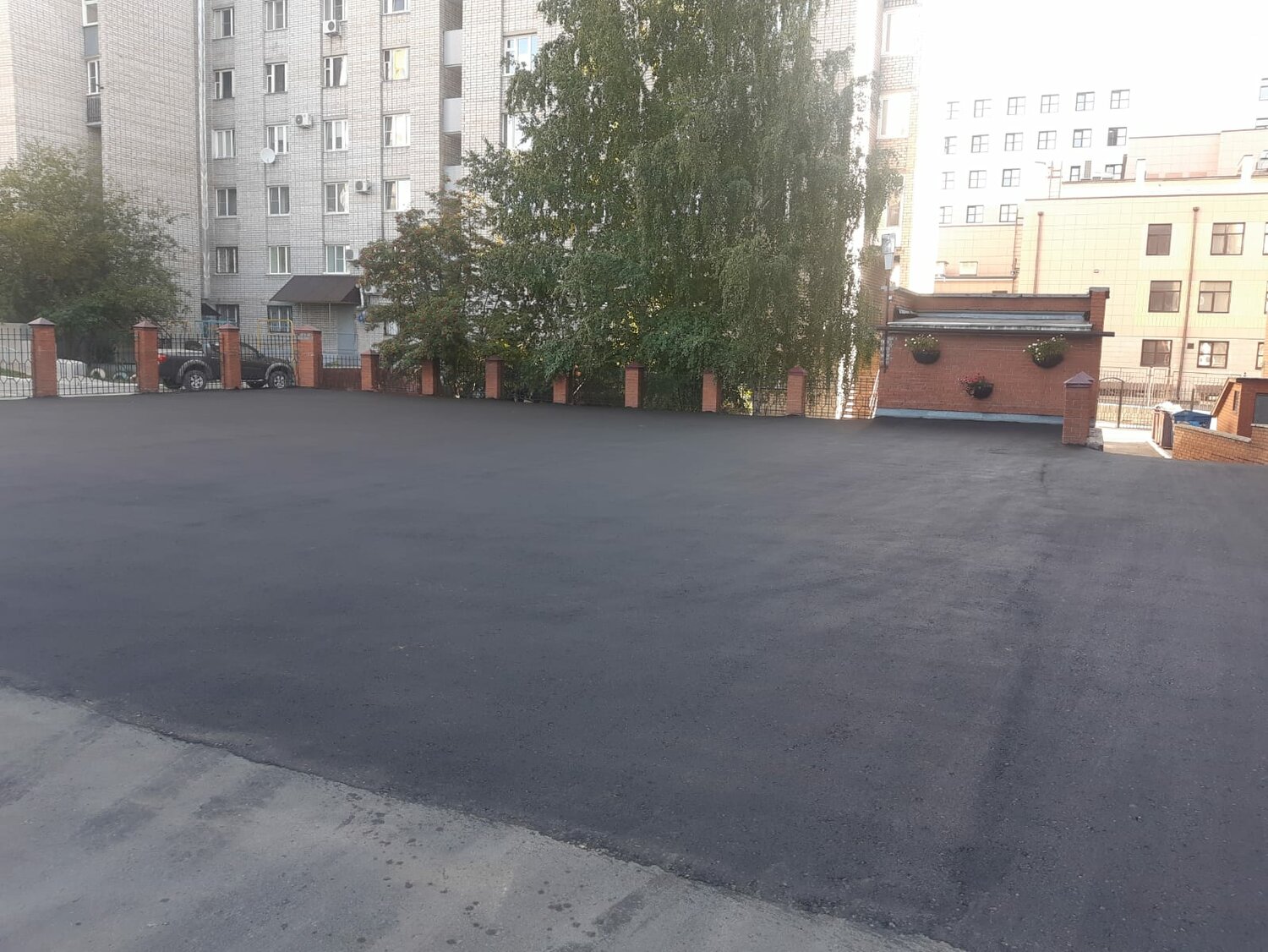 асфальтирование, асфальтирование дворов, асфальтирование дорог, двор, асфальтирование дворовой территории