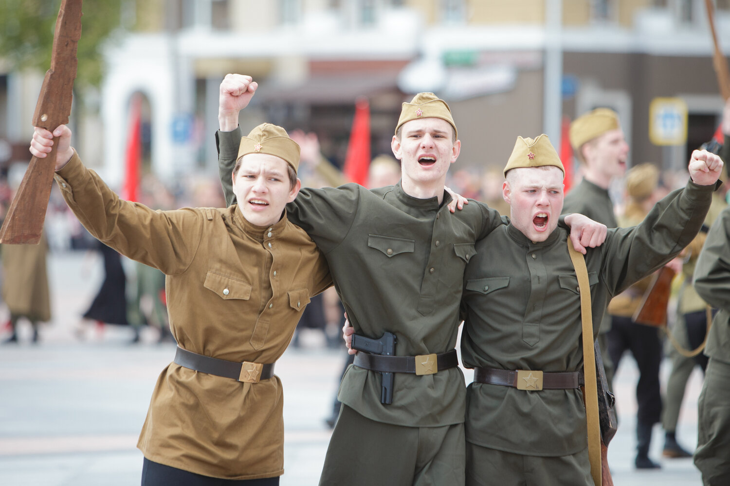 день победы, праздник 9 мая, человек, праздник победы, парад реконструкторов 9 мая