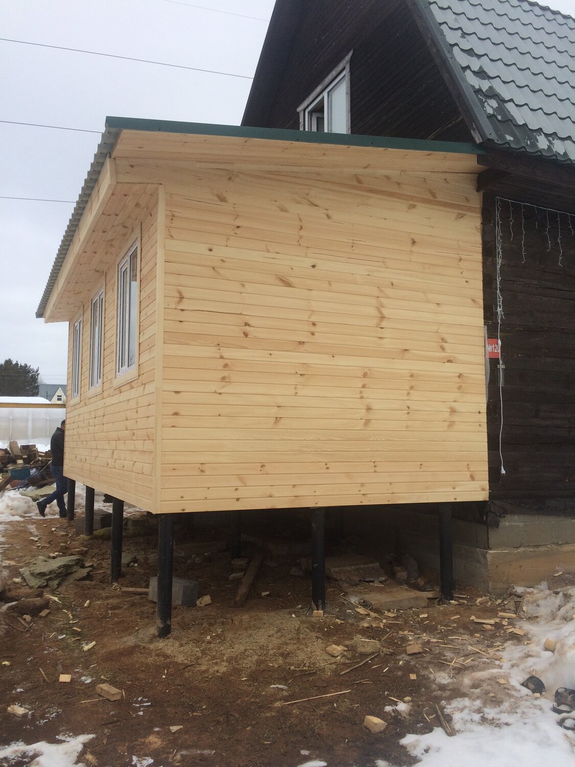 Строительство пристройки к дому