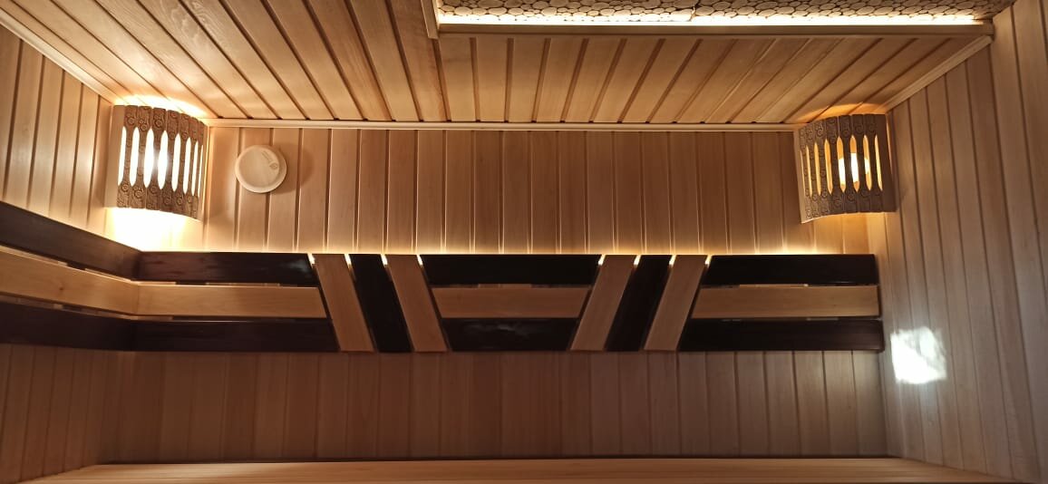 отделка бани, парилка в бане отделка полок, отделка парной, сауна парилка, отделка сауны