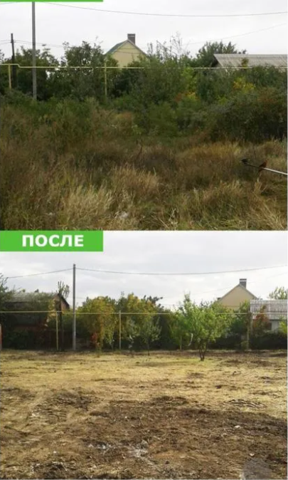 земельный участок, участок ижс, участок, уборка участка до и после, дачный участок