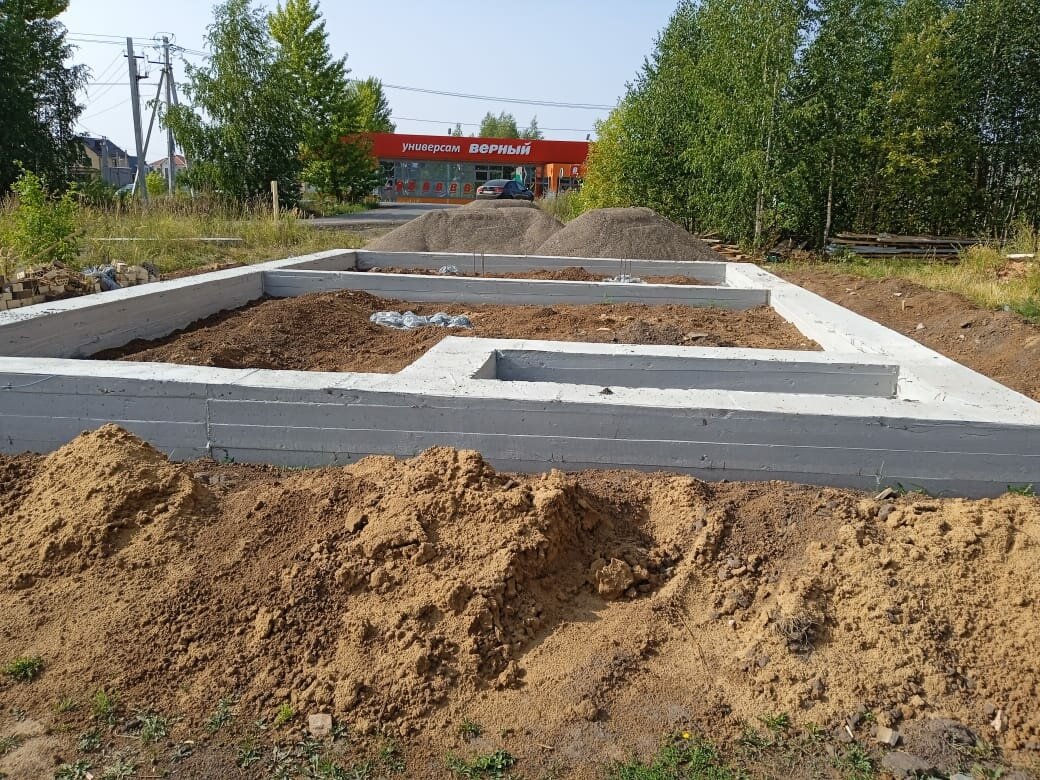 Строительство ленточного фундамента