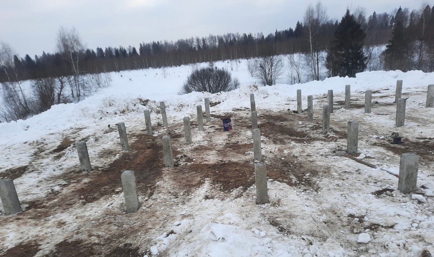 фундамент на забивных сваях, фундамент на жб сваях, жб сваи, забивные сваи, фундамент сваи