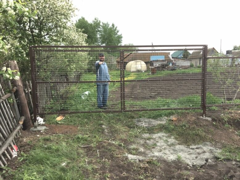 забор из сетки рабицы, ворота из рабицы, ворота из сетки рабицы, навес из рабицы, забор из сетки рабицы секционный