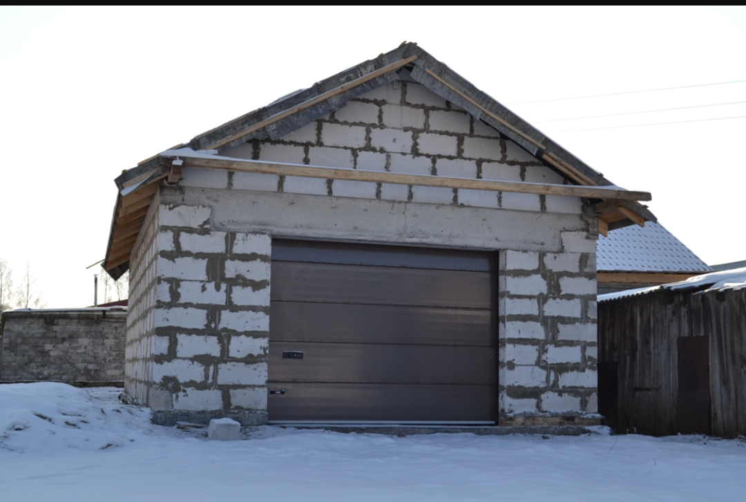 Постройка Гаража Из Пеноблоков