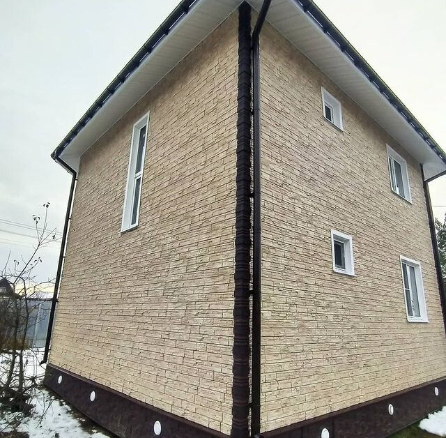 Монтаж фасада из фасадных панелей