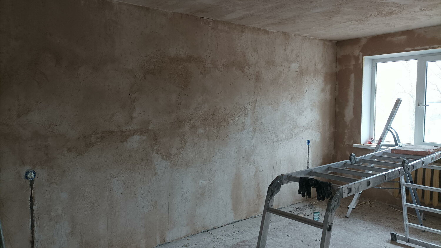 Что такое сплошное выравнивание стен штукатуркой - 85 фото