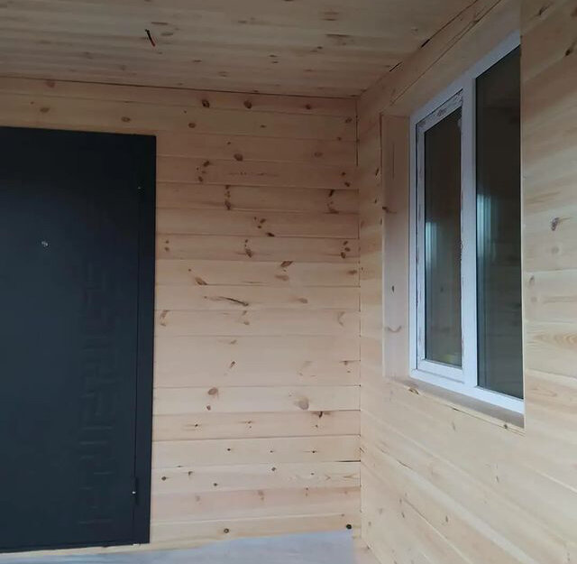 Отделка дома имитация бруса