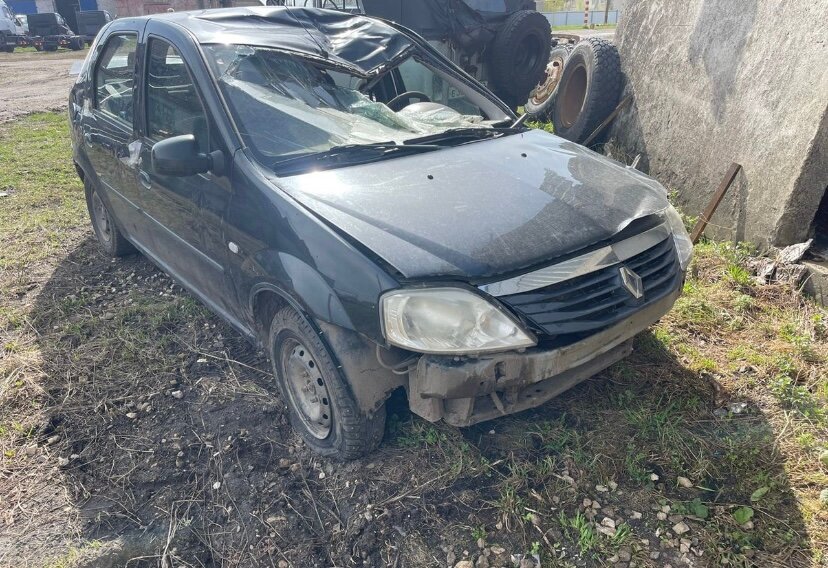 рено логан 2007 черный, рено логан 2008, renault logan 2007, серый рено логан, Renault Logan I