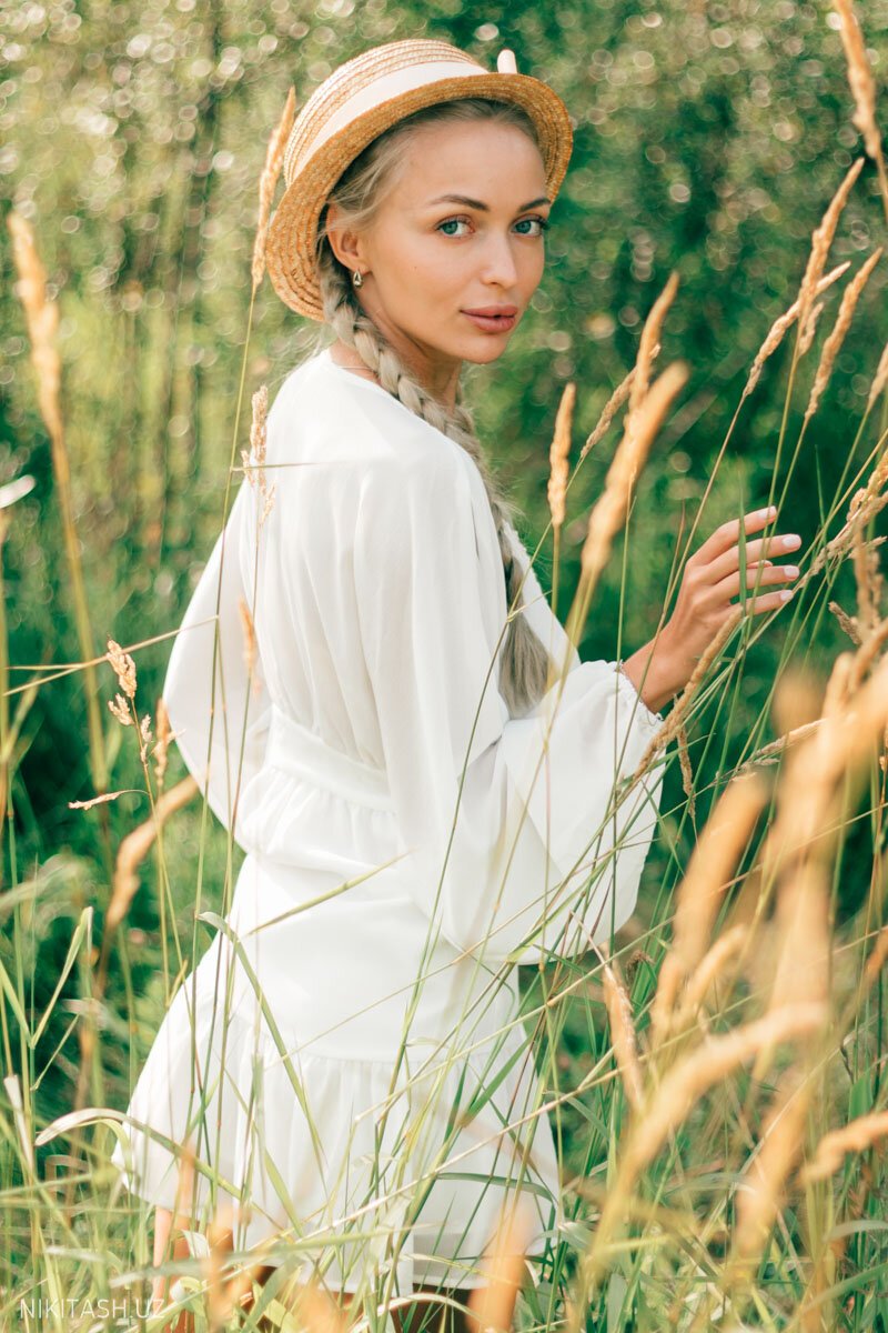 девушка, девушки, женщина, простые девушки, фотосессия коса девушки из травы