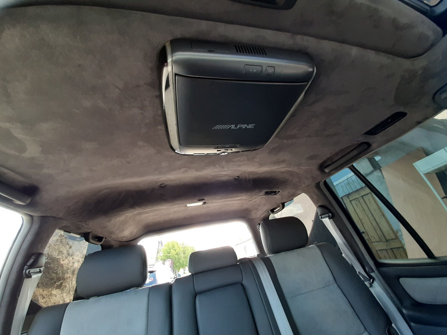 потолок алькантара lexus lx570, потолок алькантарой ауди а6 с6, обшивка потолка chevrolet tahoe, перетяжка потолка, алькантара а001