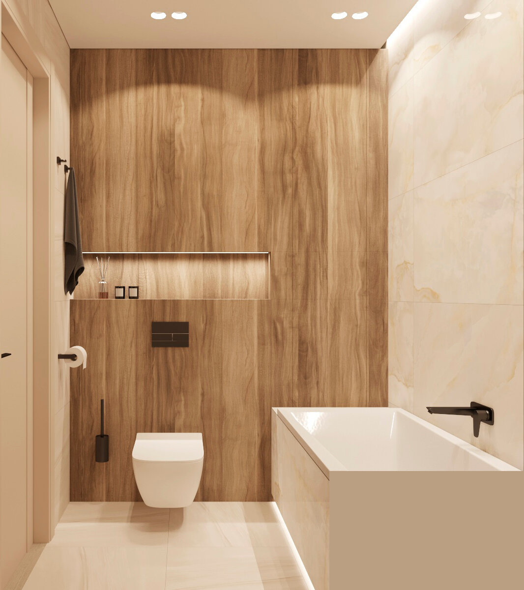 современный дизайн ванной комнаты, стильный санузел, современный дизайн ванной, ванная комната интерьер, санузел дизайн