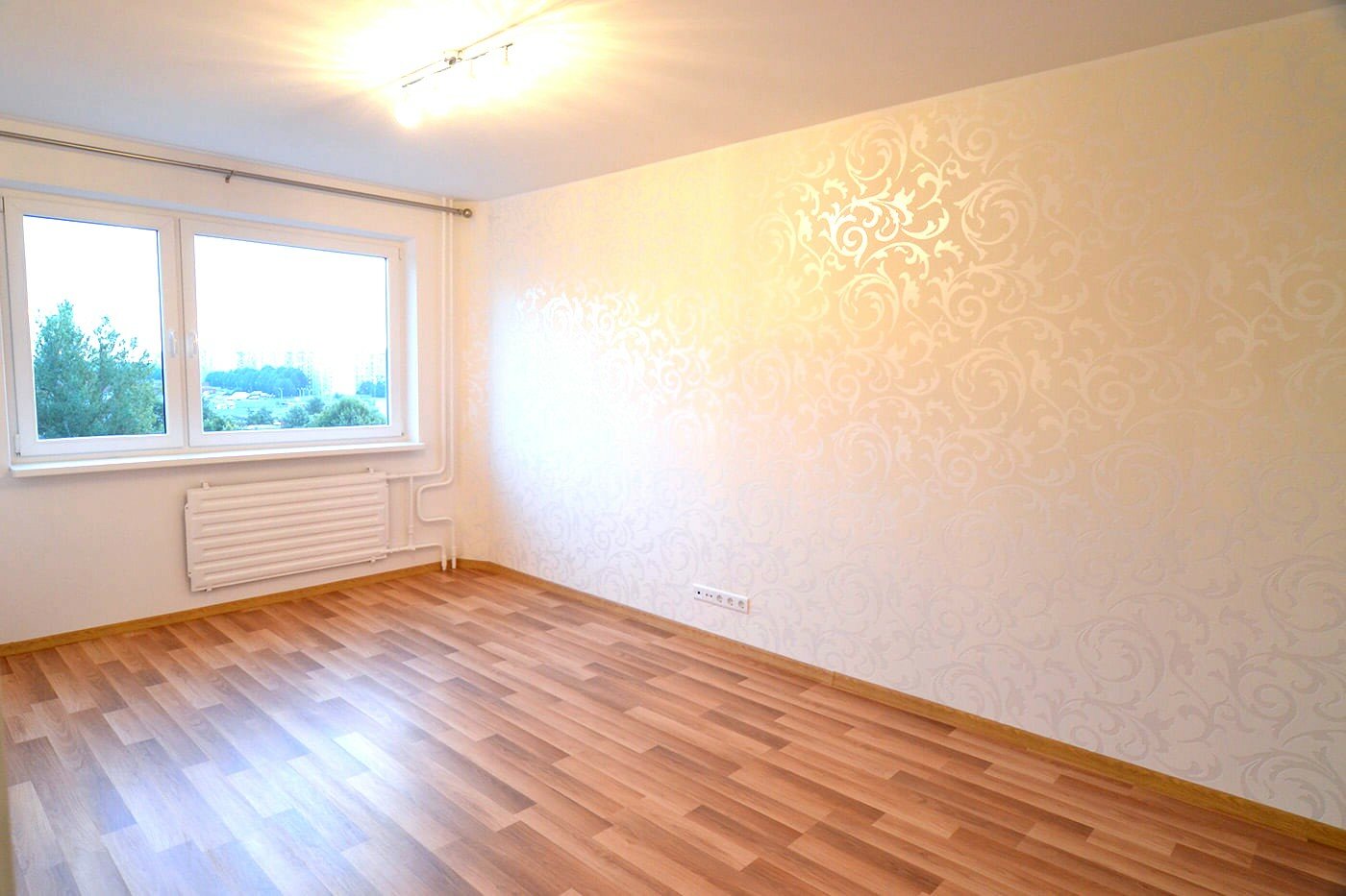 квартира, отделка квартир, отделка стен в квартире, квартира без мебели, комната квартира