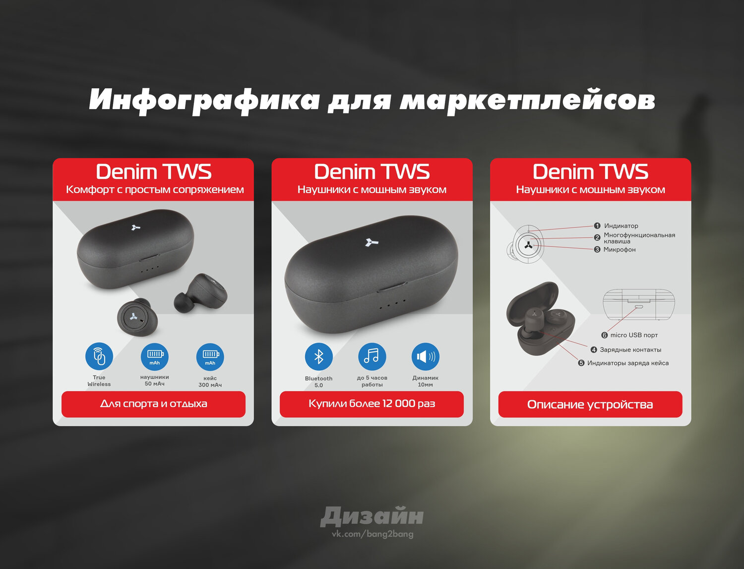 наушники denim tws, беспроводные наушники tws, наушники tws м17, tws наушники, беспроводные наушники