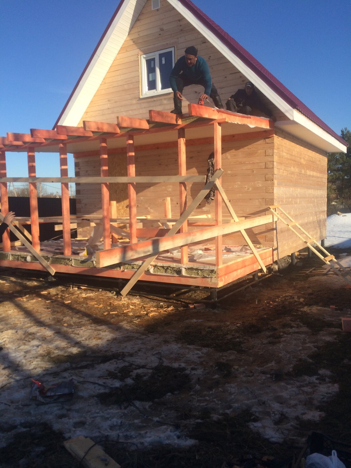 Строительство пристройки к дому