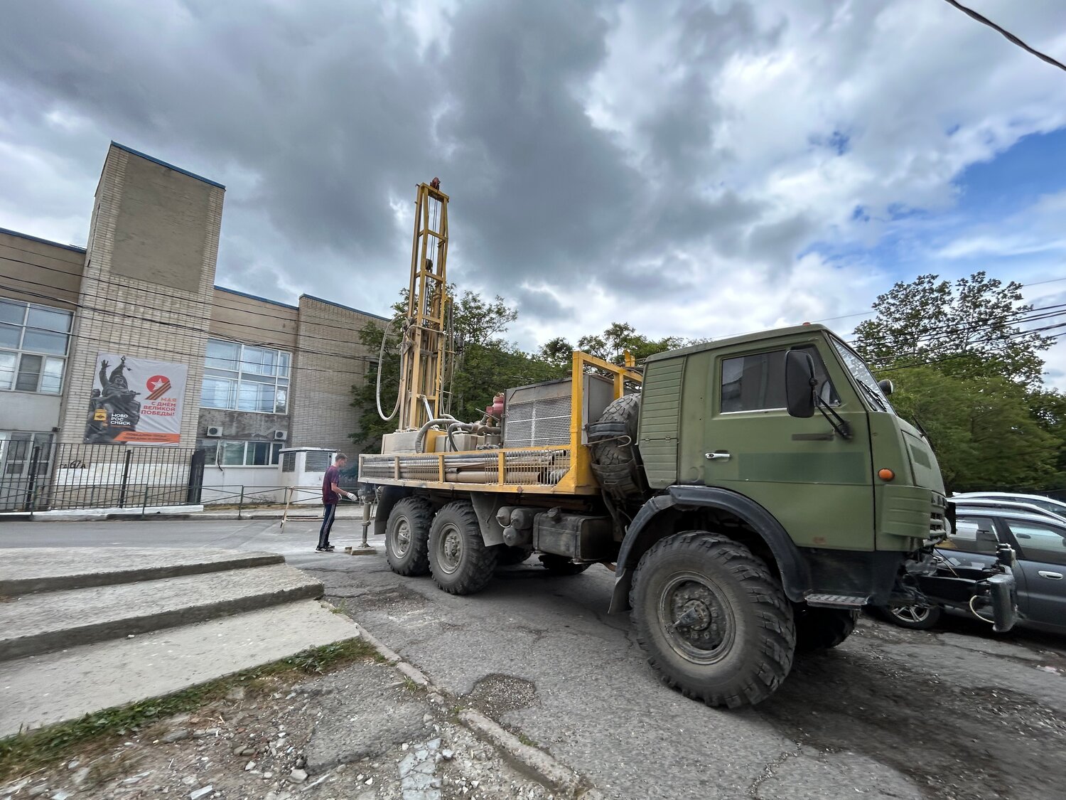 камаз буровая, камаз буровая установка, камаз 4310 фискар, буровая установка урб, спецтехника камаз