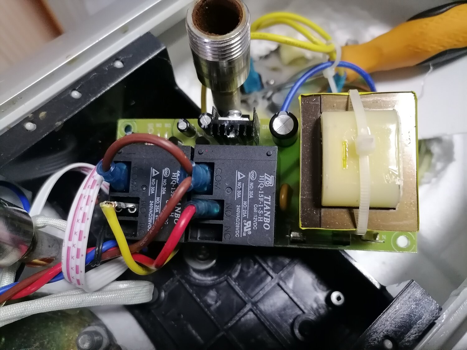 плата блока питания, блок управления термекс 80, блок электрический, ремонт, блок питание